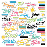 The Vintage Artistry Sunburst Chipboard Words provide an elegant touch to any craft project. This set includes 49 thin, non-adhesive backed pieces, including word titles, strips, and suns, to give your artwork an individual touch. Create something unique today with the Vintage Artistry Sunburst Chipboard Words.