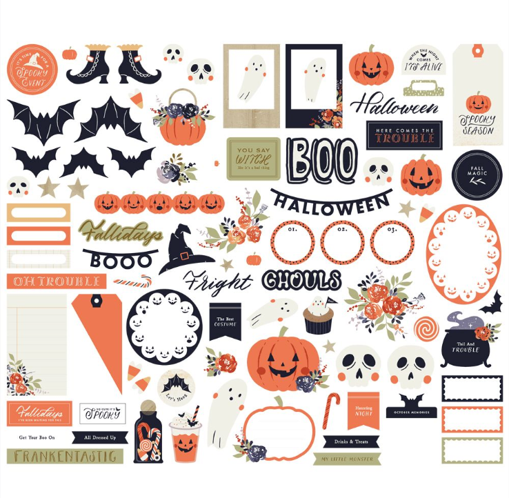 Simple Stories Frightful Fun Bits & Pieces **PRE-ORDER**