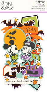 Simple Stories Say Cheese Classic Mouse Halloween Simple Pages Page Pieces **PRE-ORDER**