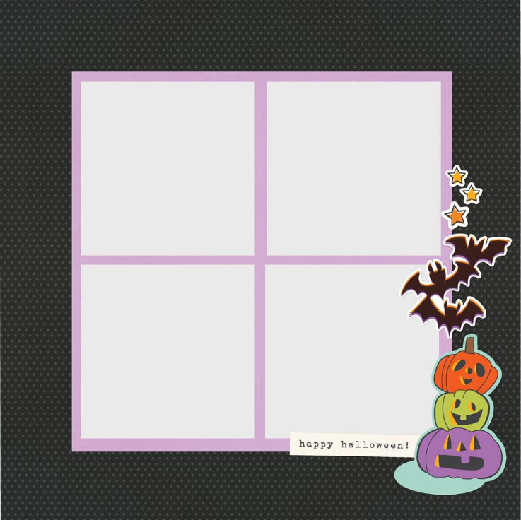 Simple Stories Say Cheese Classic Mouse Halloween Simple Pages Page Pieces **PRE-ORDER**