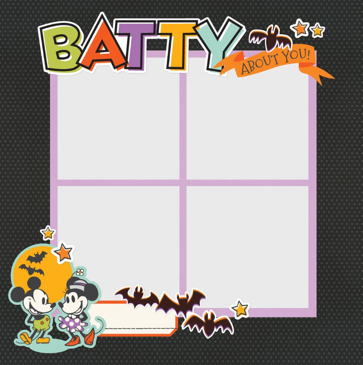 Simple Stories Say Cheese Classic Mouse Halloween Simple Pages Page Pieces **PRE-ORDER**