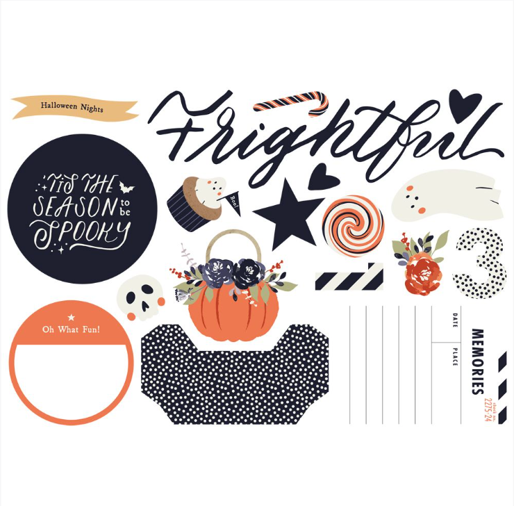 Simple Stories Frightful Fun Simple Pages Page Pieces **PRE-ORDER**