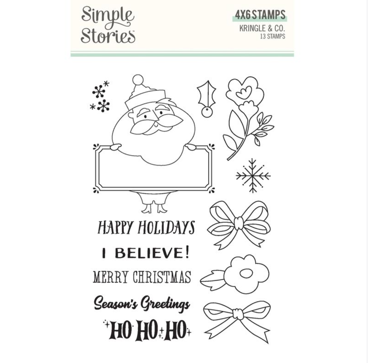 Simple Stories Kringle and Co Stamps **PRE-ORDER**