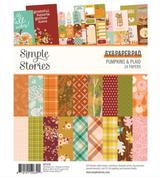 Simple Stories Pumpkins and Plaid 6x8 Pad **PRE-ORDER**