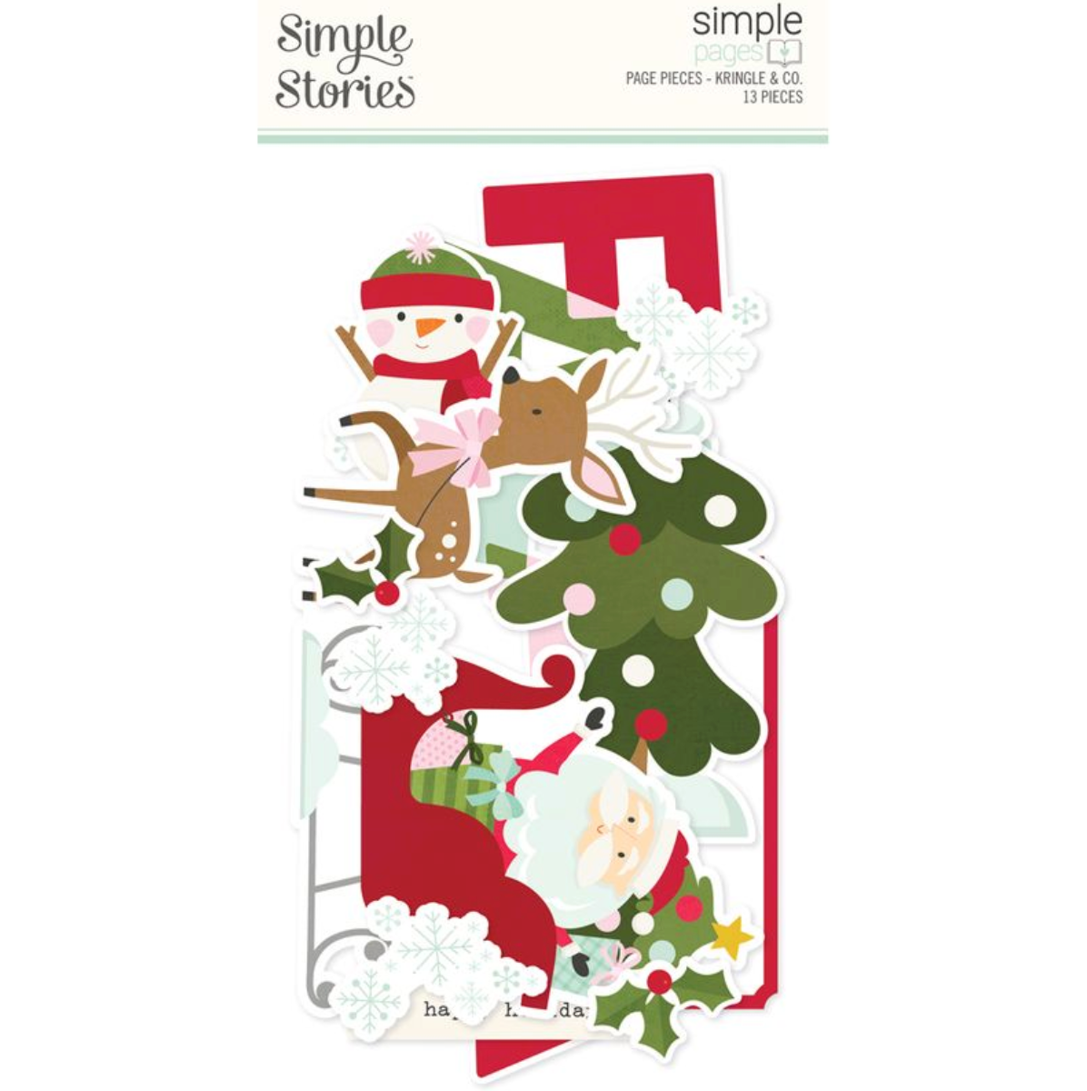 Simple Stories Kringle and Co Simple Pages Page Pieces **PRE-ORDER**