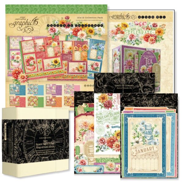 Graphic 45 Class Series Vol  8 2024 - A Season to Celebrate Wrap Around Album Kit