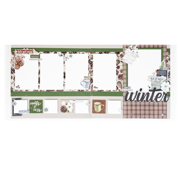 Simple Vintage Fresh Snow Page Kit