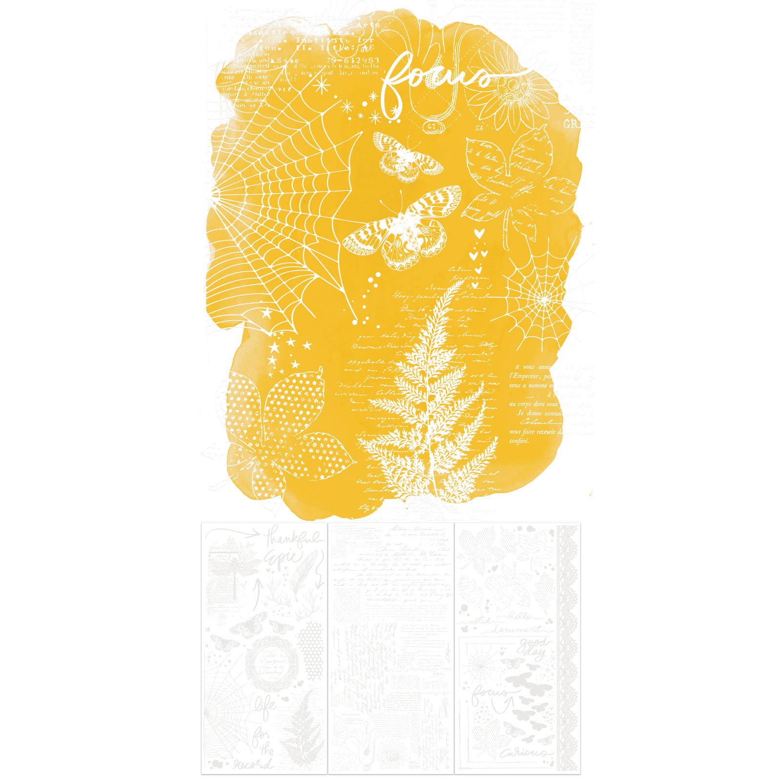 Curiosities in Willow Grove Essential Rub-on Transfers