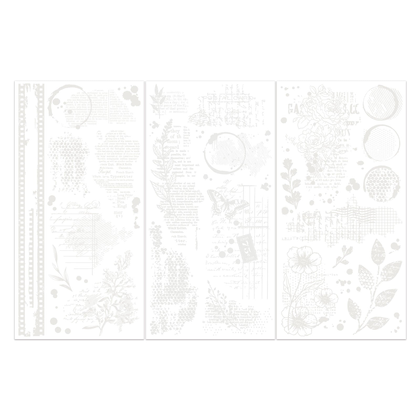 Irresistible Artful Layers Rub-on Transfer Set