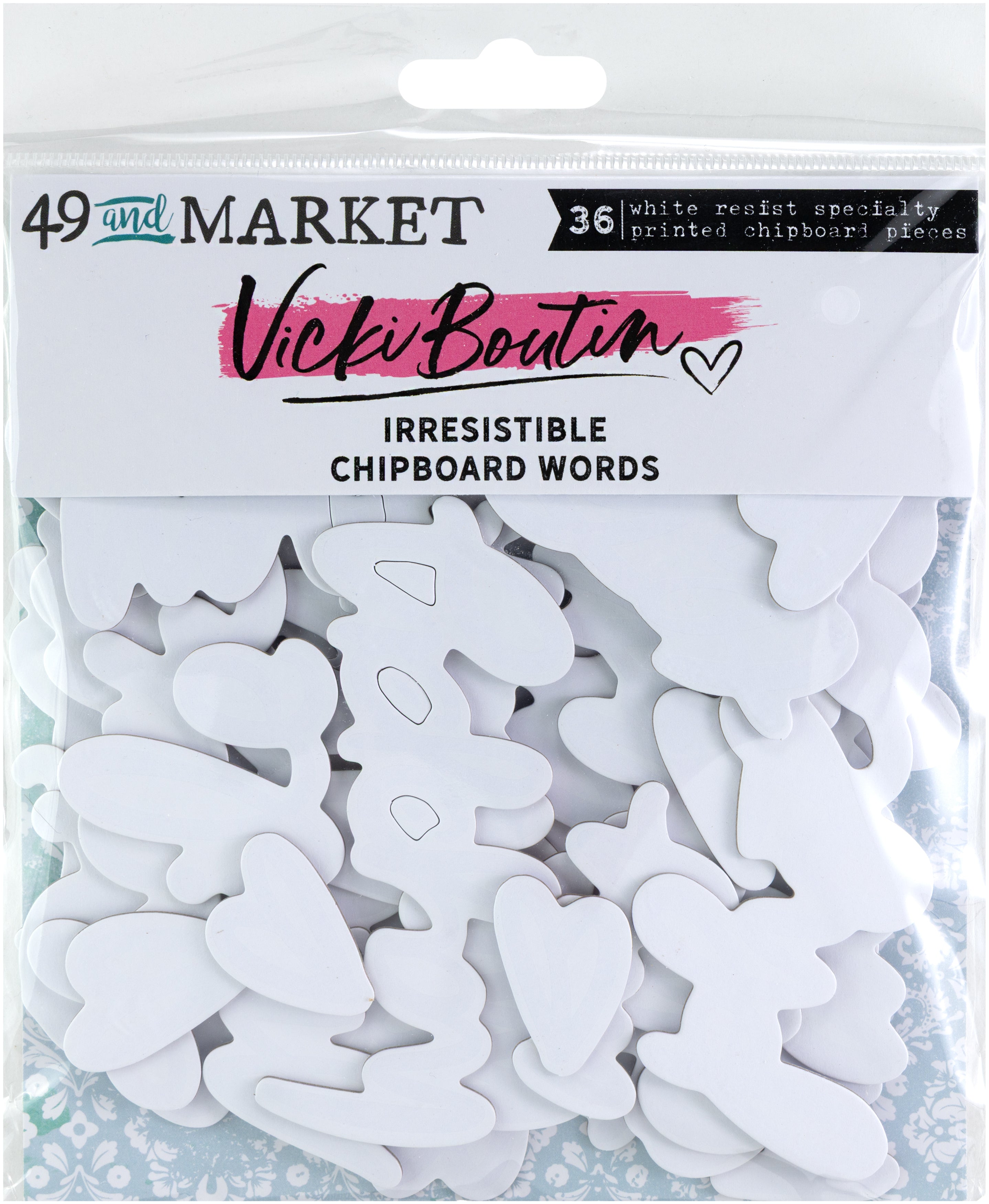 Irresistible Chipboard Words