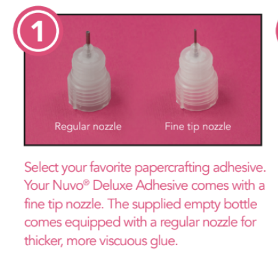Replacement Nozzles & Bottle for Precision Glue Press - 853949007261