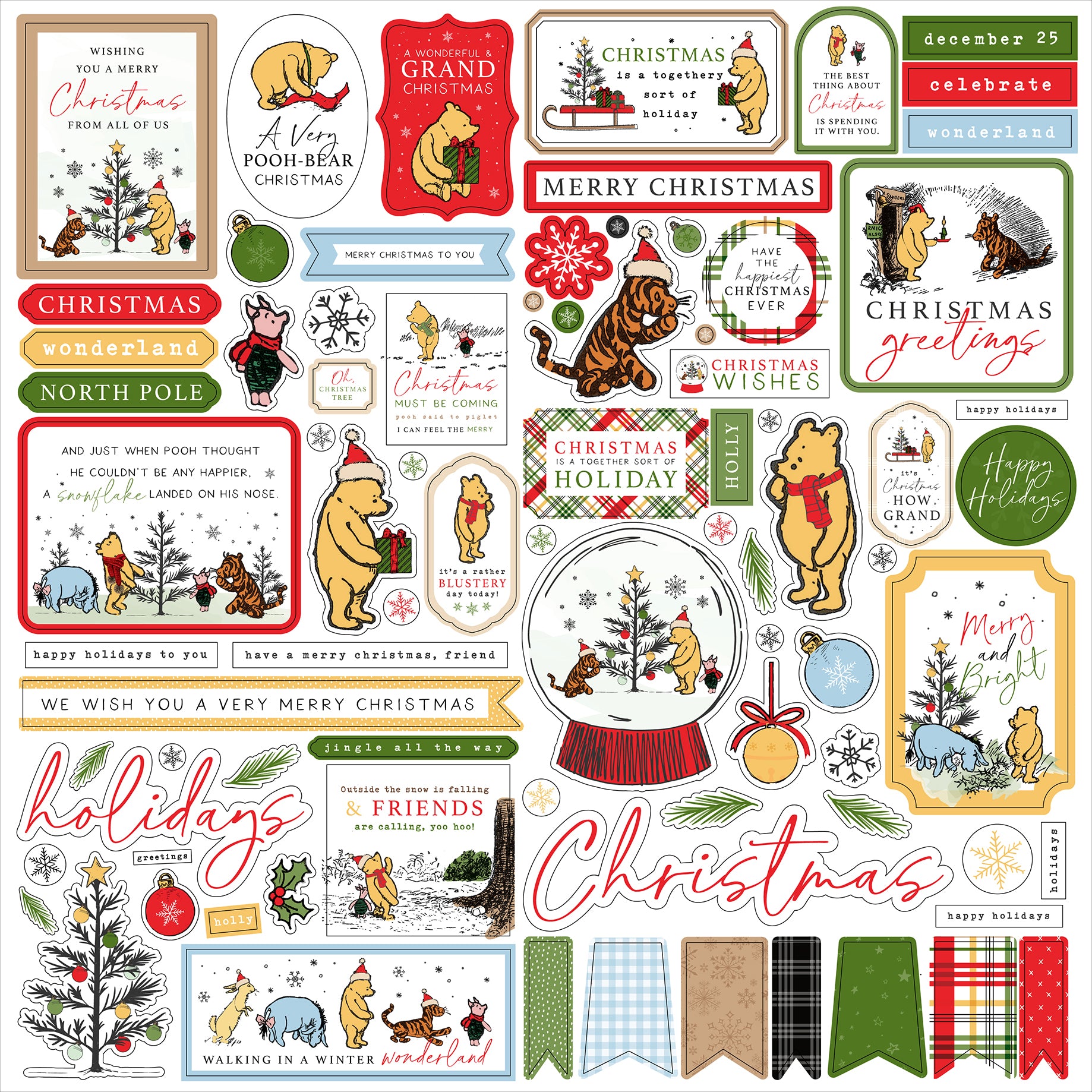 Winnie The Pooh Christmas Collection Kit