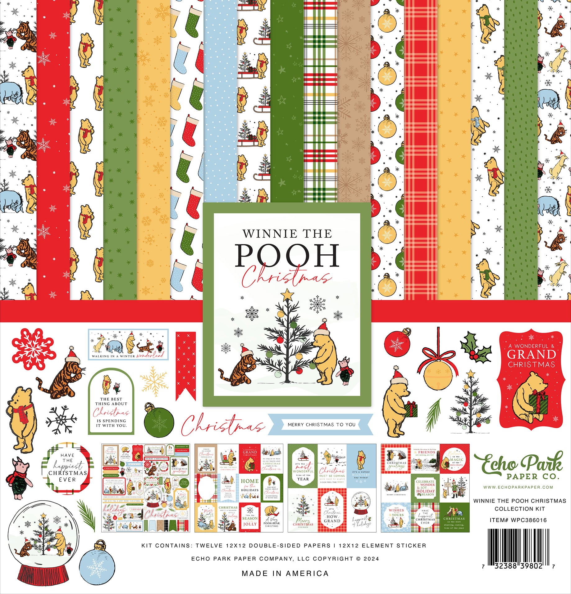 Winnie The Pooh Christmas Collection Kit