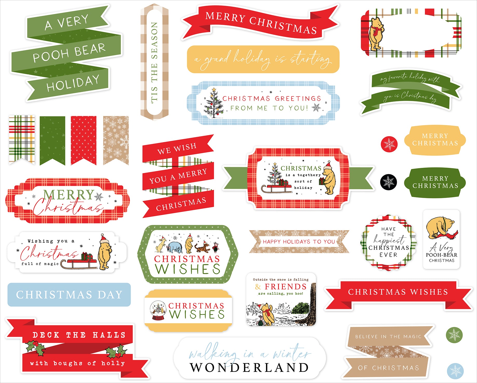 Winnie The Pooh Christmas Titles & Phrases