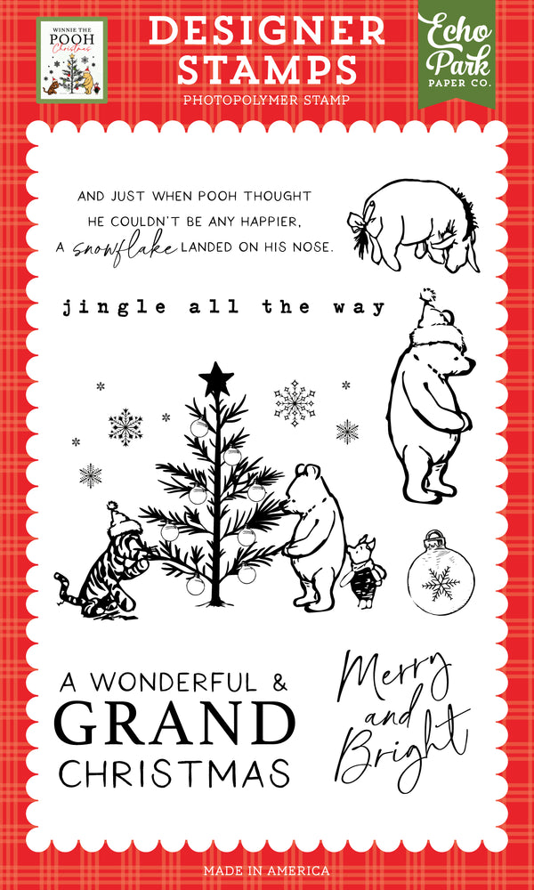 Winnie The Pooh Christmas Grand Christmas Stamp Set