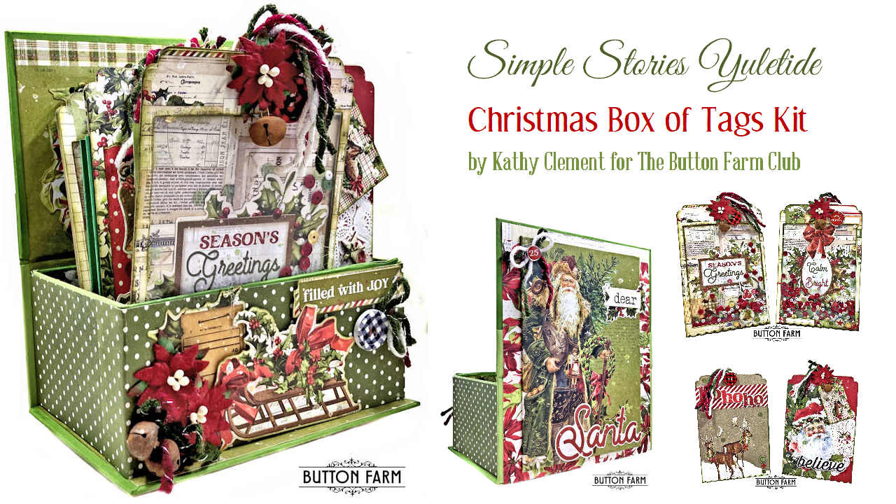 The Yuletide Box of Tags by Kathy Clement