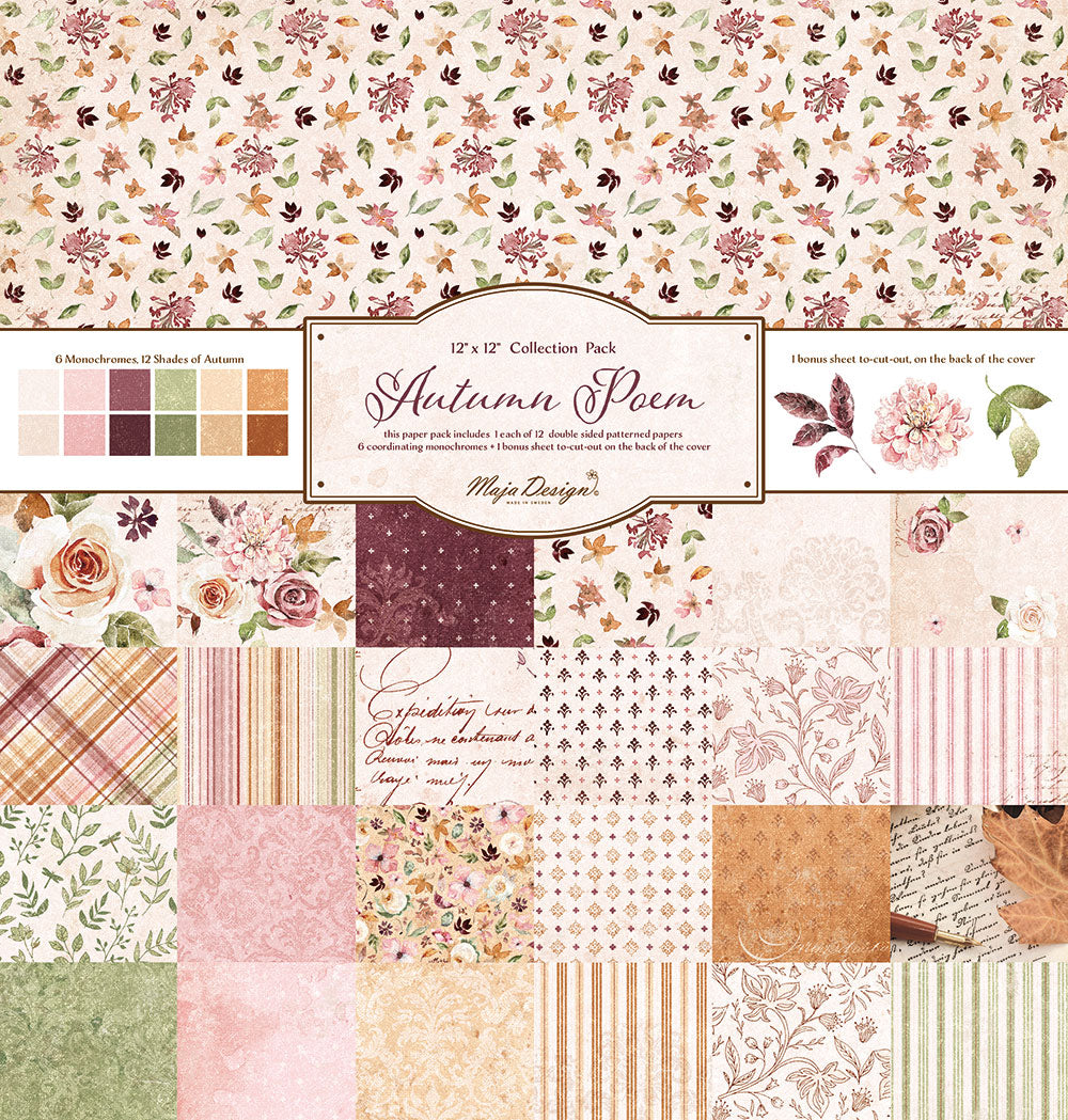 Autumn Poem 12x12 Collection Pack - Maja Designs