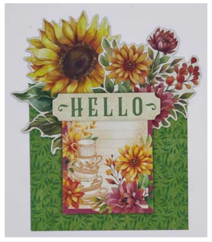 Graphic 45 Card Class Series Vol 8 2024 - Season to Celebrate Bouquet Pop-up Card Set