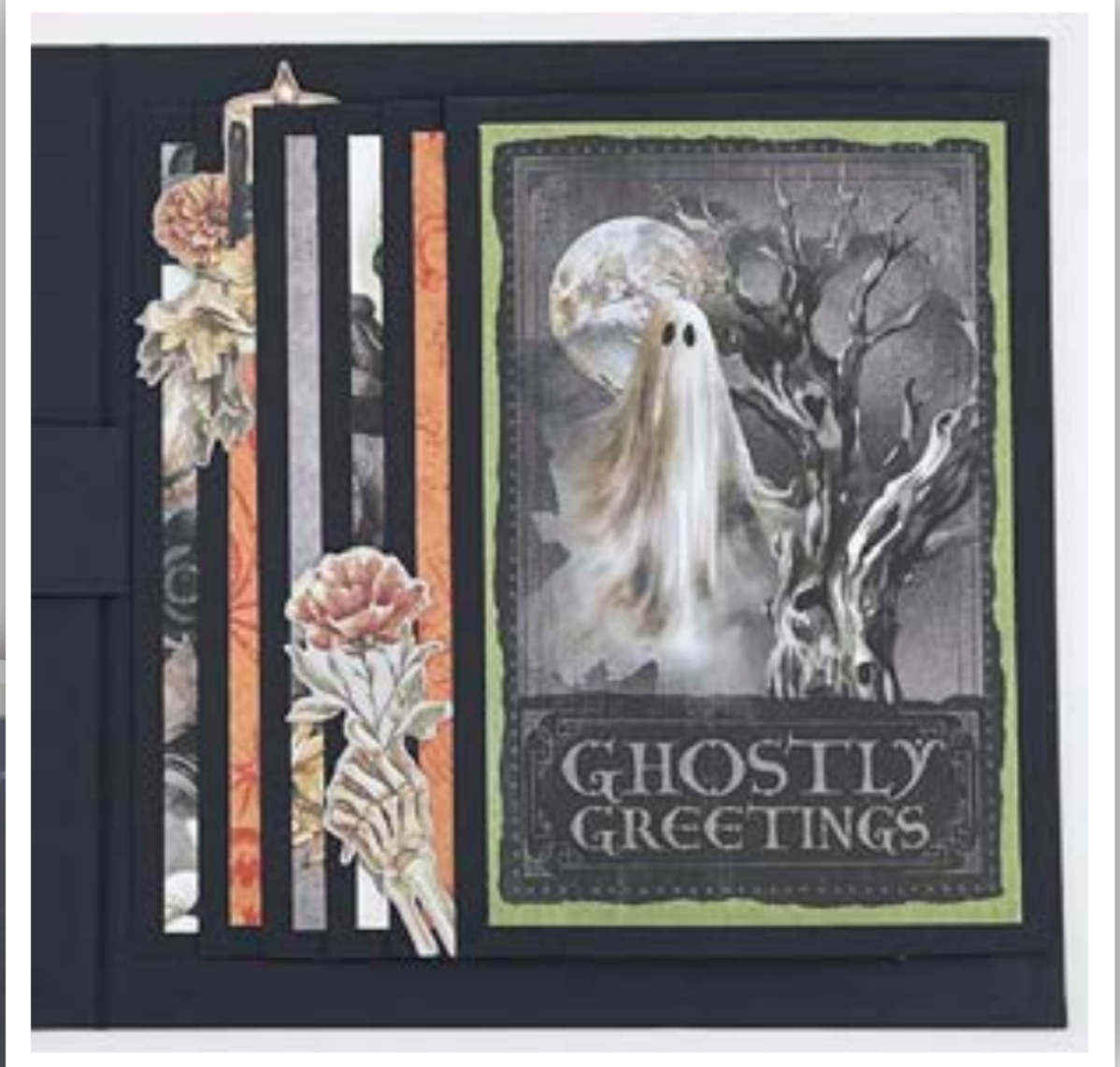 Graphic 45 Class Series Vol  6  2025 - Ghostly Greetings – Trick or Treat Trifold Album