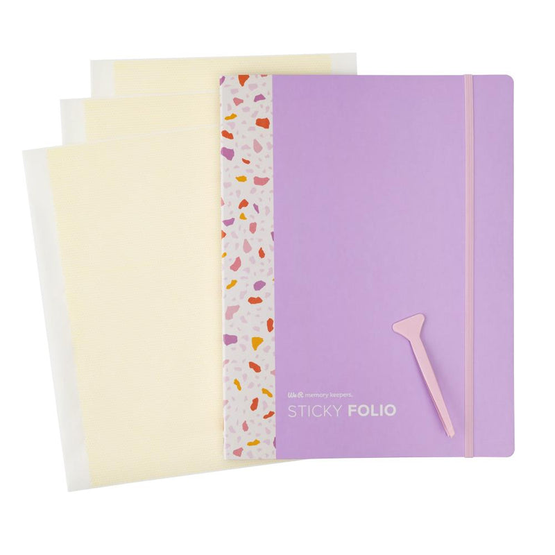 Sticky Folio 8.5"X11" Lilac by We R Memory Keepers