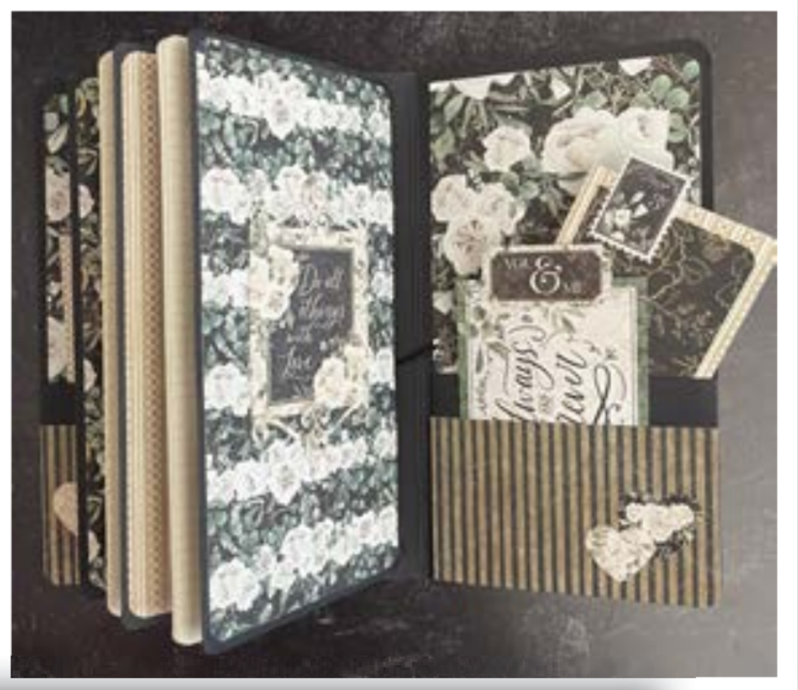 Graphic 45 Monthly Class Series Vol 8 2023 - P.S. I Love You  – DIY Shadow Box & Travel Album