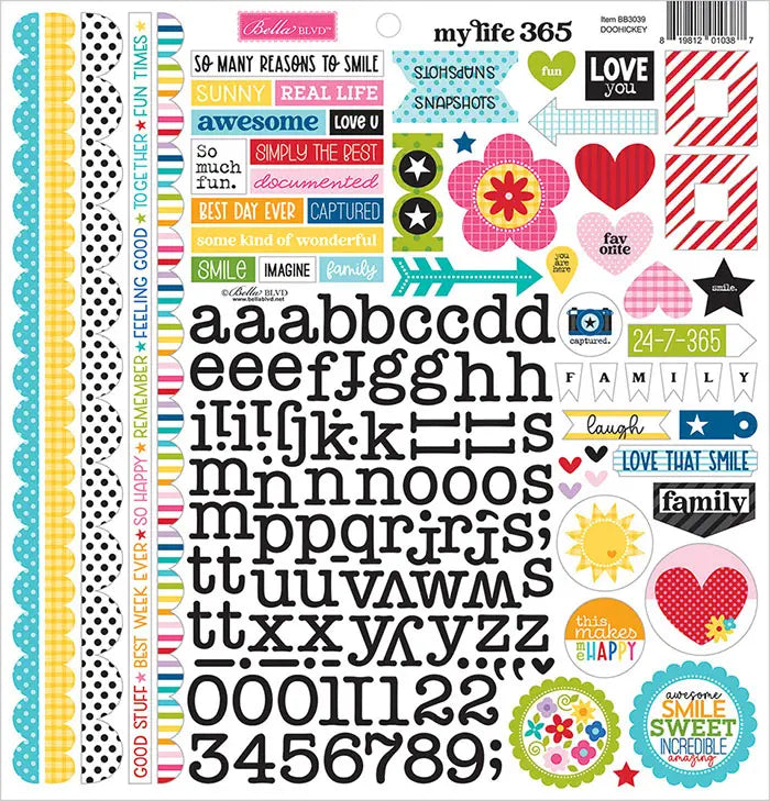 Documented Doohickey Cardstock Stickers