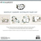 The Vintage Artistry Moonlit Garden Collection Ultimate Page Kit offers a unique collection of essential crafting supplies, including exclusive patterned papers, laser cut elements, adhesive-backed chipboard shapes, large ephemera pieces, mini clips, faux leather cording, and washi tape, giving you everything you need to create impressive layered embellishments and layouts. With this kit, you can bring your crafting to the next level and show off your creative side with ease.