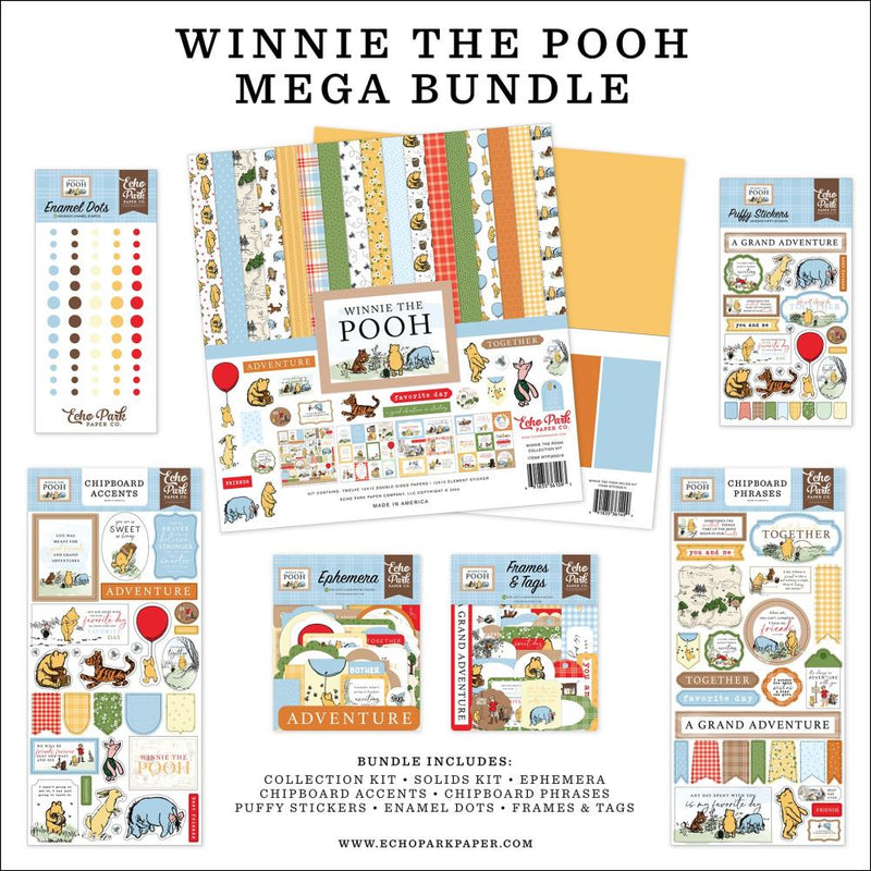Winnie The Pooh Collection - 12 x 12 Mega Bundle Collection Kit