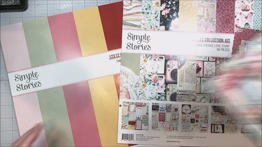 Simple Stories Simple Cards Card Kit-Simple Vintage Love Story