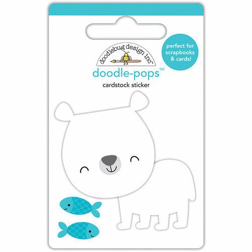 Doodle-Pops Cardstock Sticker - Patrick Polar Bear