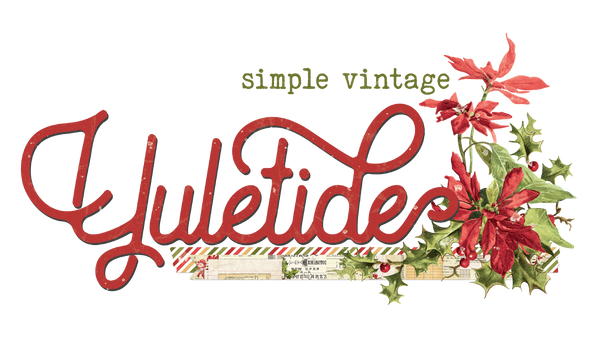 Simple Vintage Yuletide Page Kit
