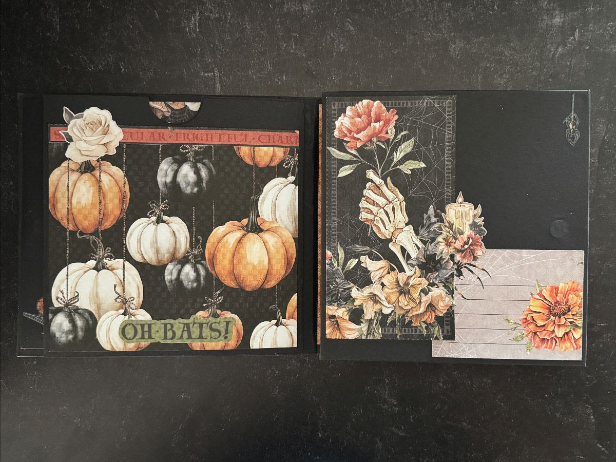 Graphic 45 Class Series Vol  6  2025 - Ghostly Greetings – Trick or Treat Trifold Album