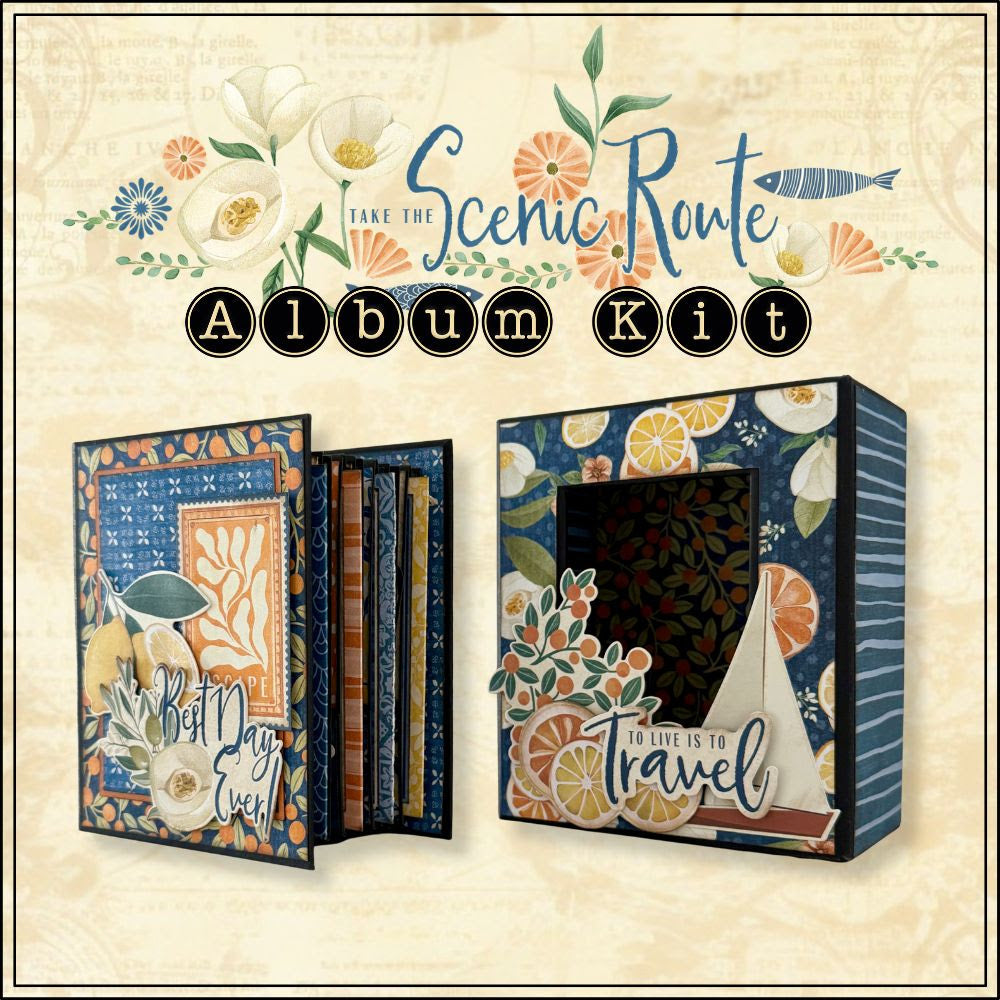 Graphic 45 Class Series - Take the Scenic Route Album Kit