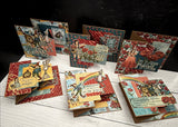 Graphic 45 Card Class Series  - Wonder of Oz Triple Z-Fold Card Set