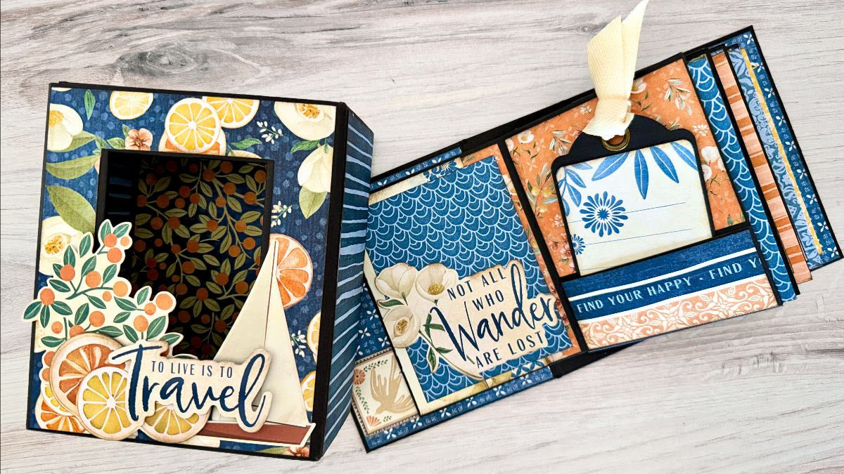 Graphic 45 Class Series - Take the Scenic Route Album Kit