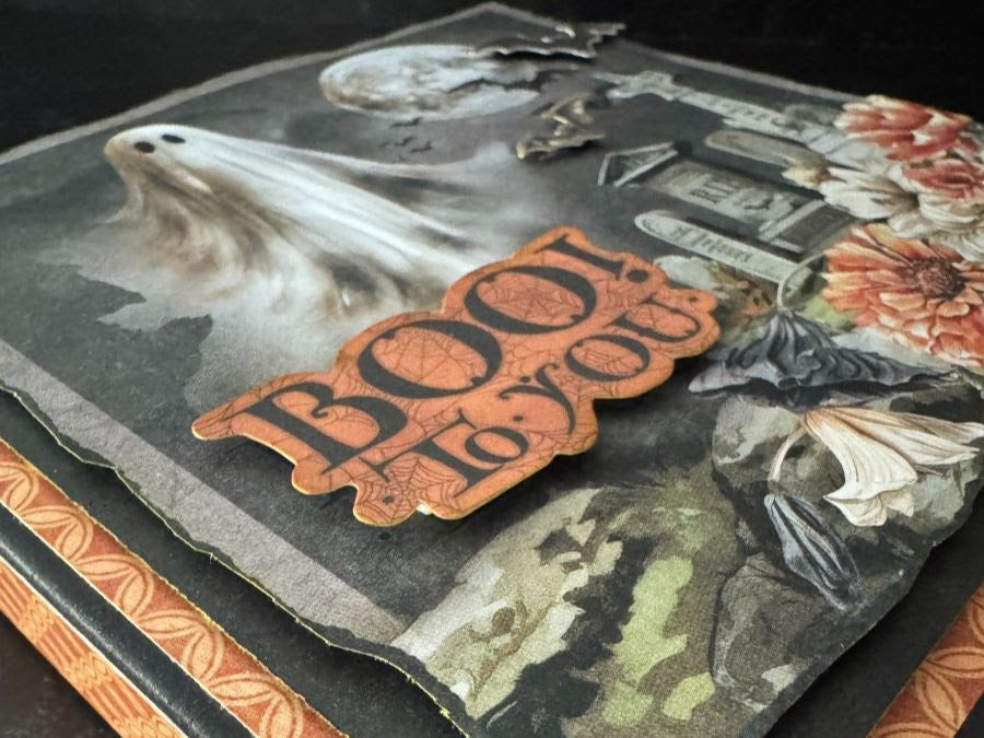 Graphic 45 Class Series Vol  6  2025 - Ghostly Greetings – Trick or Treat Trifold Album