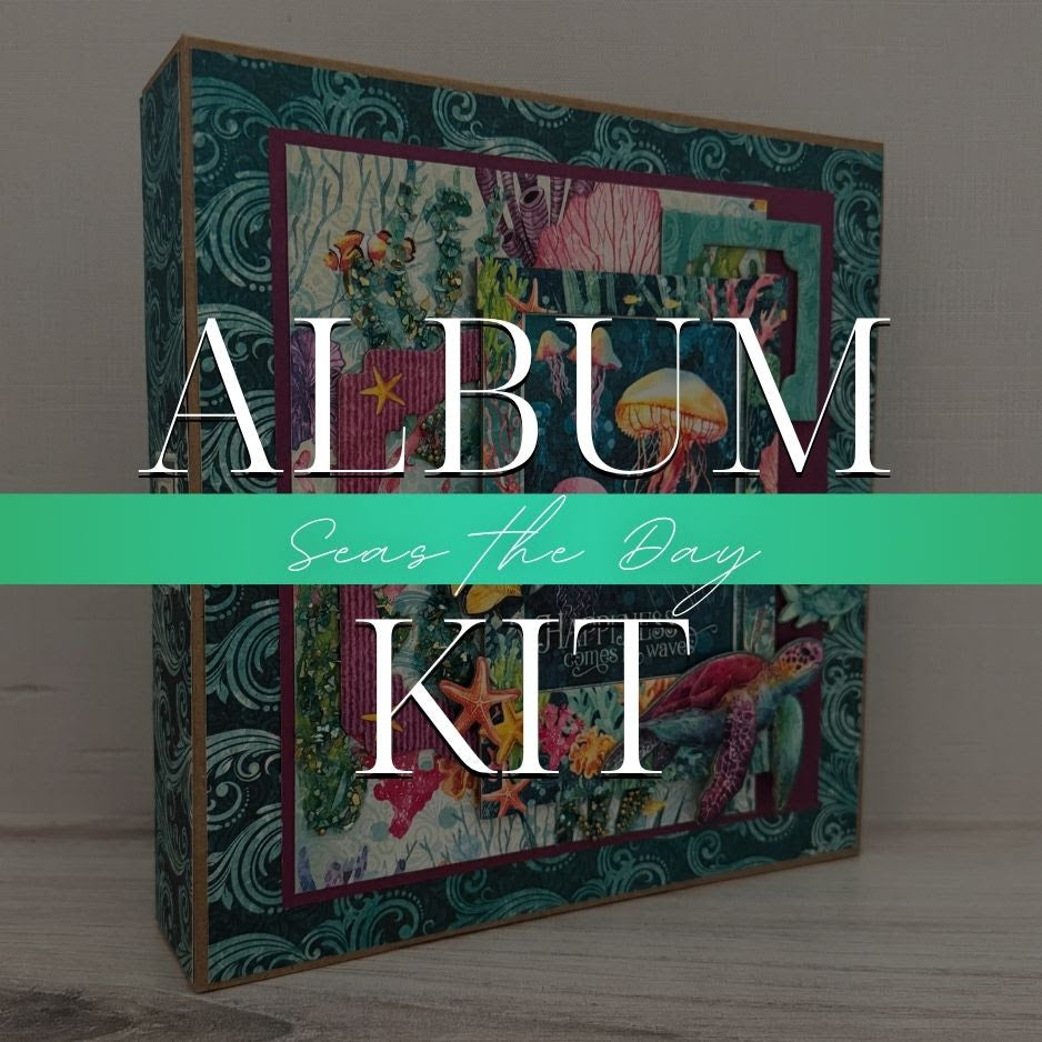 Graphic 45 Class Series Vol  4  2025 - Seas the Day – Tri-Fold Waterfall Album