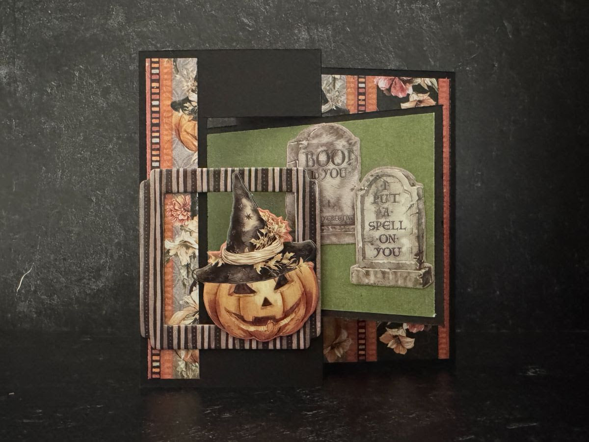 Graphic 45 Card Class Series Vol 6 2025 - Ghostly Greetings – Swing Card Set