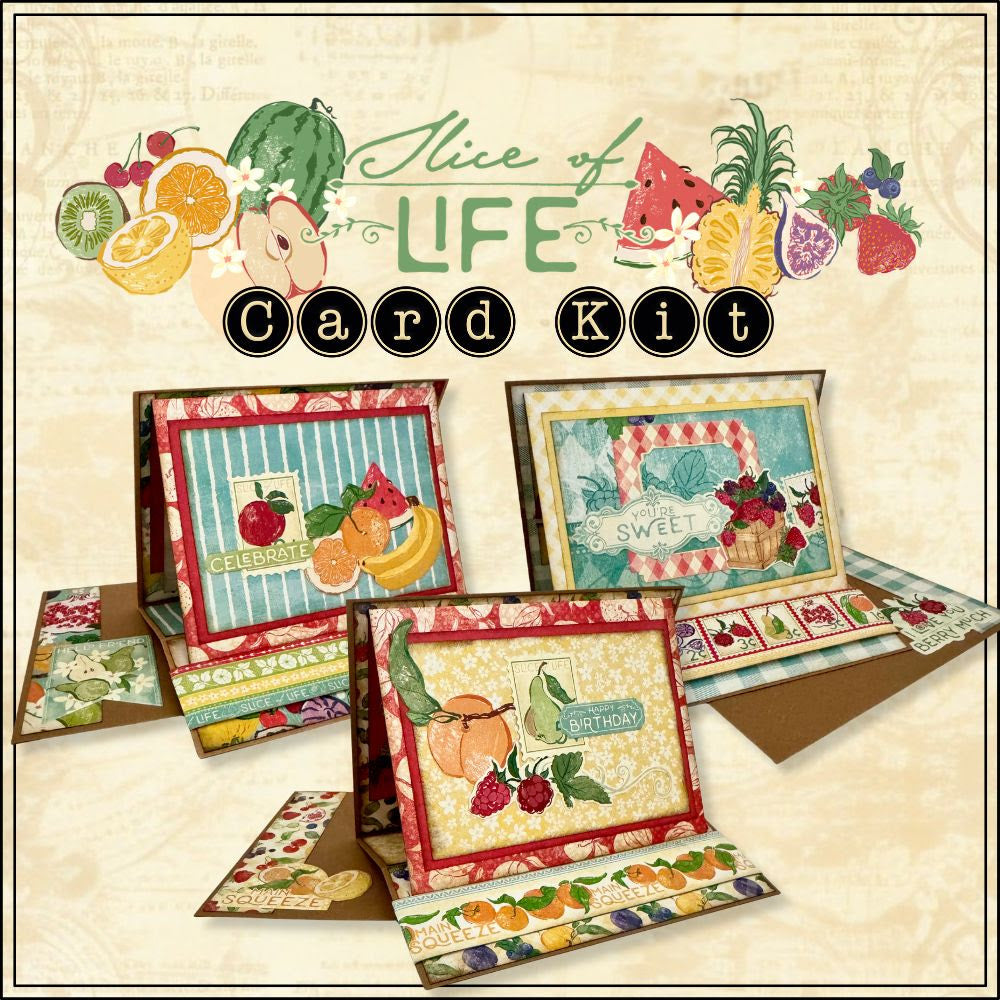 Graphic 45 Card Class Series  - Slice of Life Card Kit