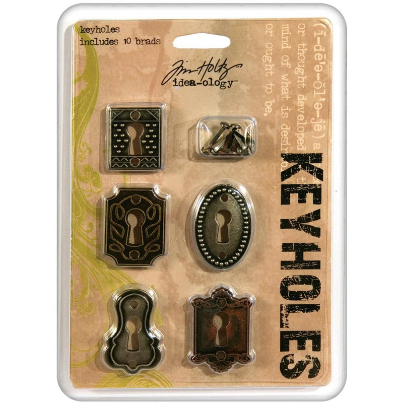 Idea-Ology Metal Keyholes w/ Brads