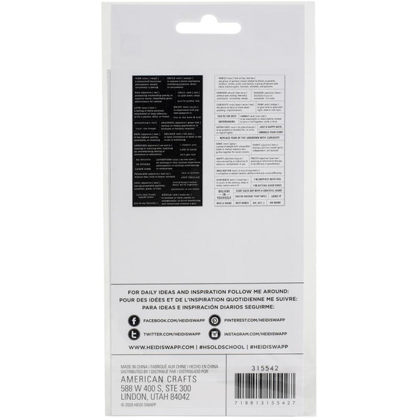Old School Definition Stickers 58/Pkg