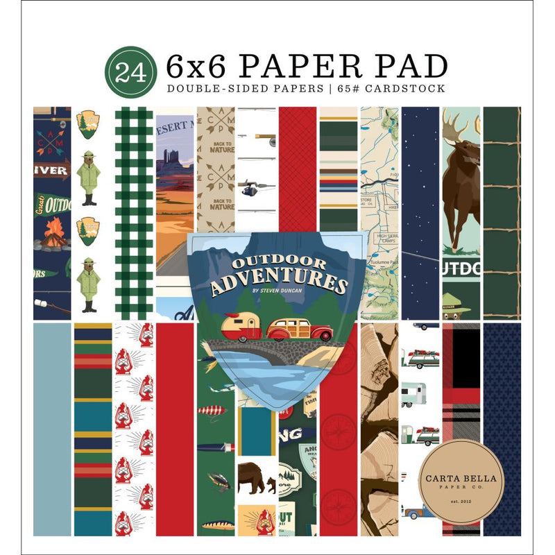Outdoor Adventures 6x6 Paper Pad