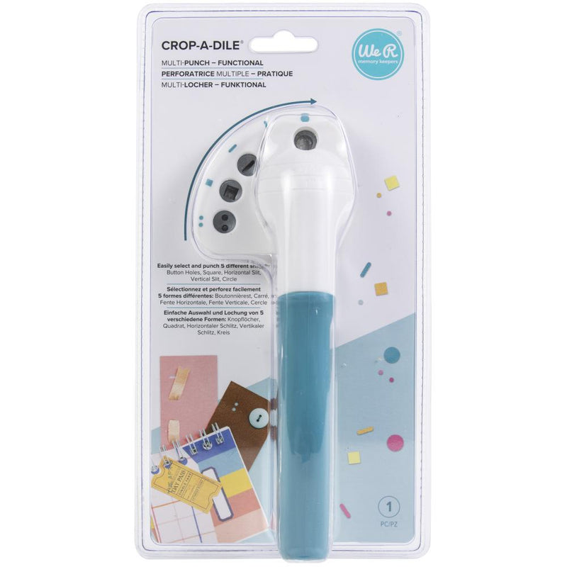 We R Memory Keepers Cropadile Disc Power Punch
