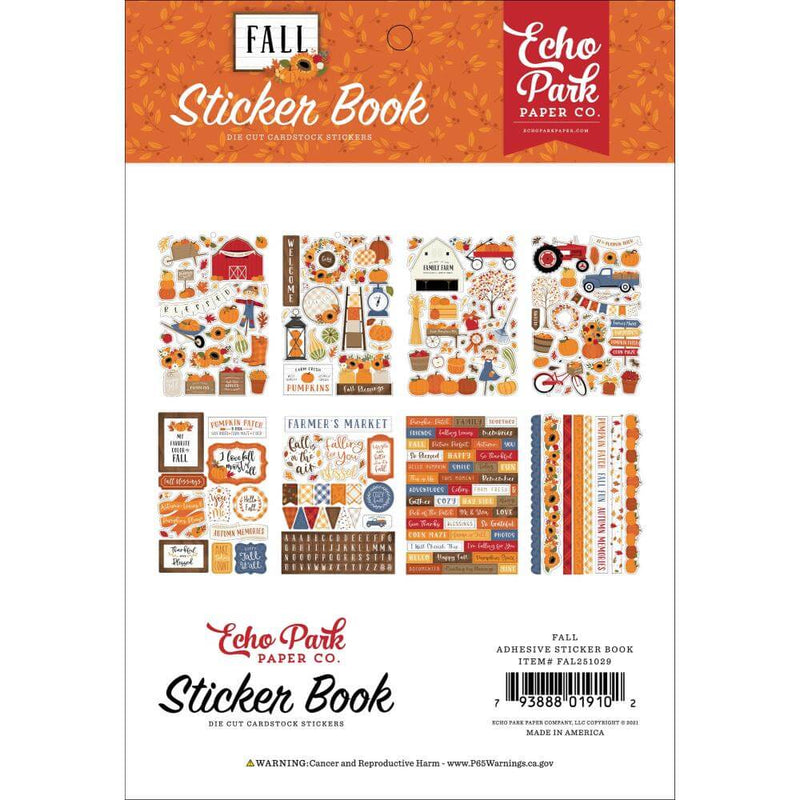 Carta Bella Paper Hello Autumn Collection - Sticker Book