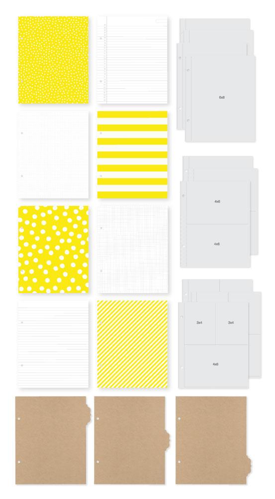 6x8 SN@P! Binder Yellow by Simple Stories