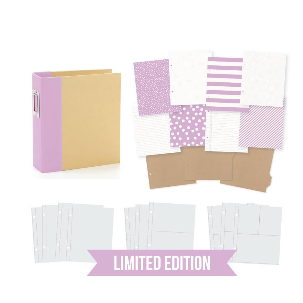 SN@P! Limited Edition 6x8 Binder - Lilac