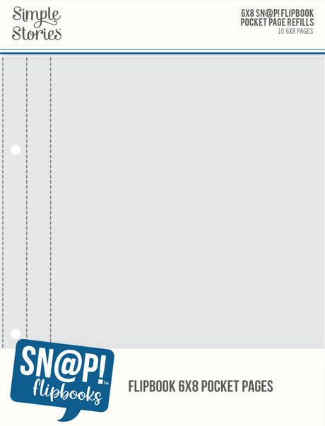 6x8 Pack Refills 6x8 SN@P! Flipbook Pages