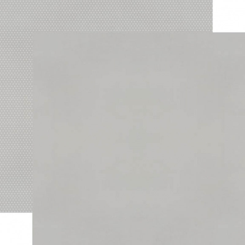 Color Vibe 12x12 Textured Cardstock - Grey