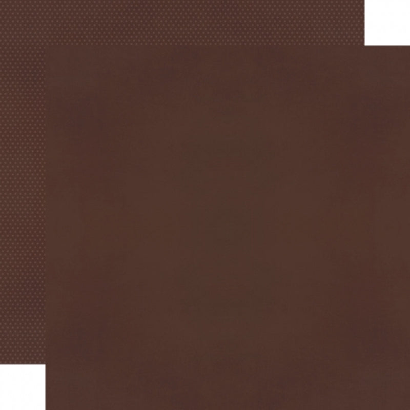 Color Vibe 12x12 Textured Cardstock - Espresso