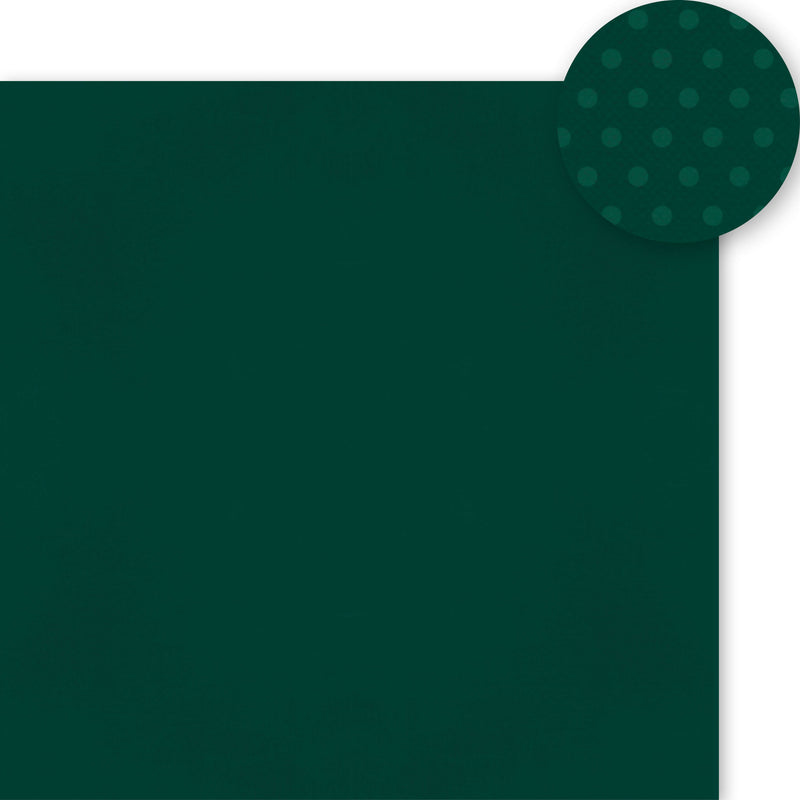 Color Vibe 12x12 Textured Cardstock - Forest Green